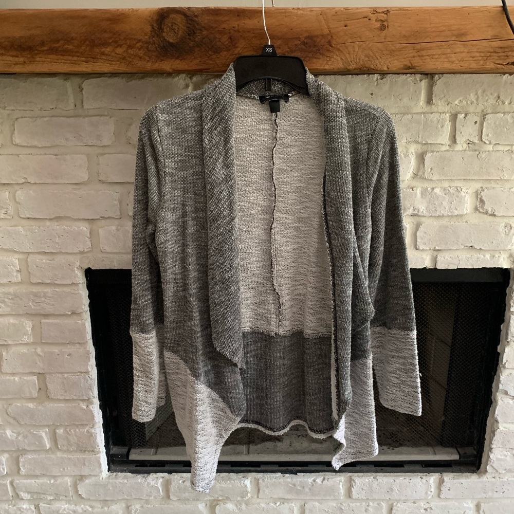 Open front knit cardigan